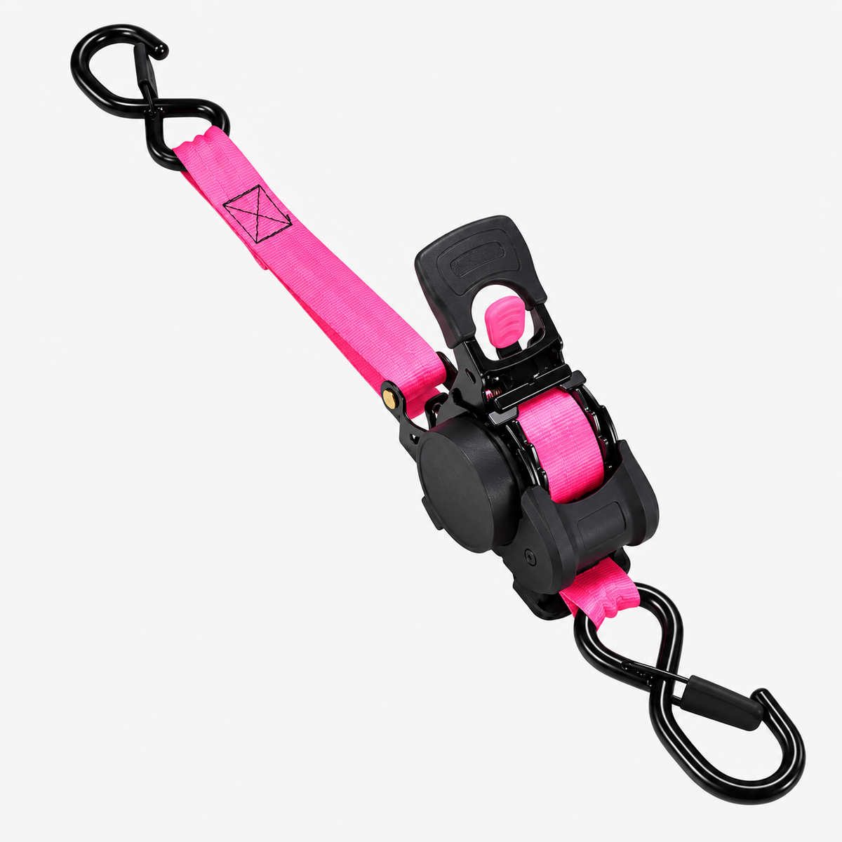 Heavy-Duty Retractable Ratchet Tie-Down Straps