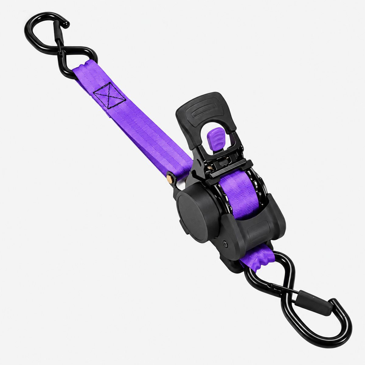 Heavy-Duty Retractable Ratchet Tie-Down Straps