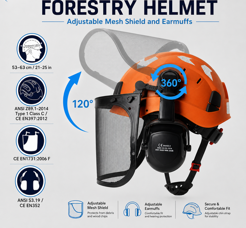 Chainsaw Protection Helmet
