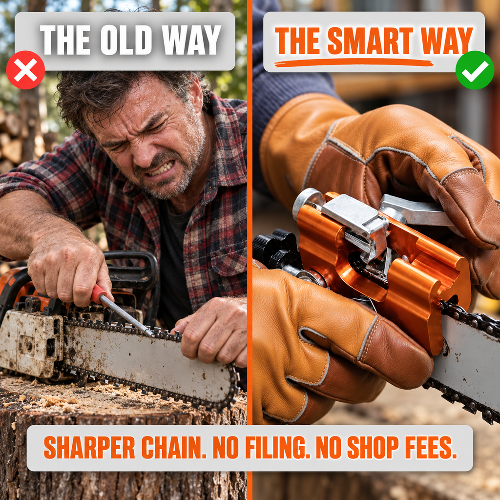 TUSLEY Chainsaw Chain Sharpener