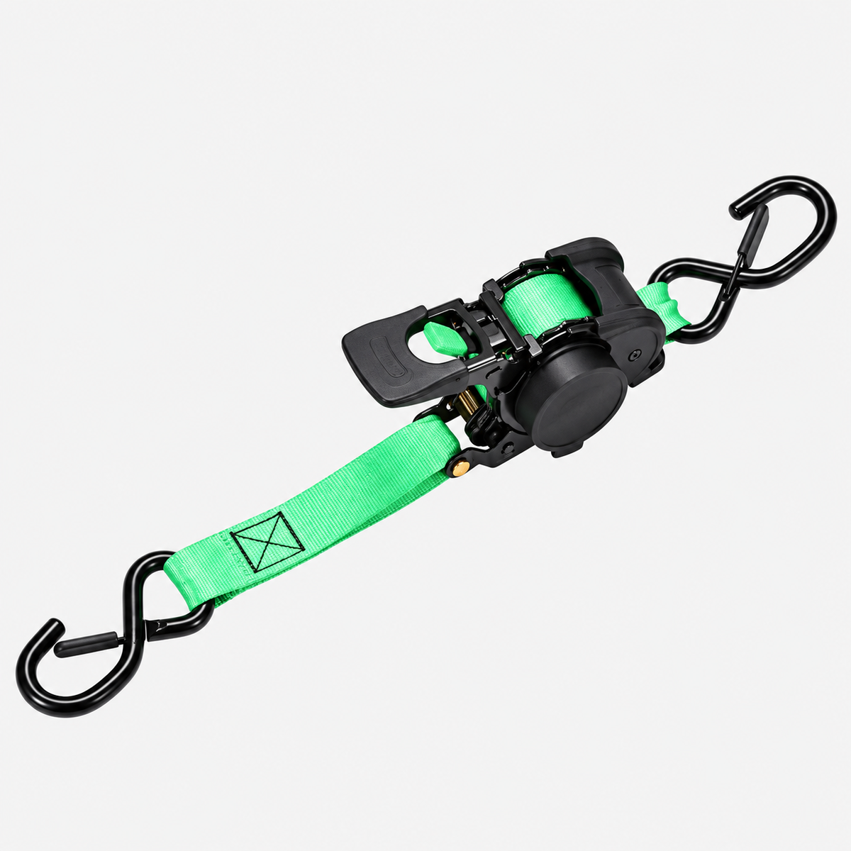 Heavy-Duty Retractable Ratchet Tie-Down Straps